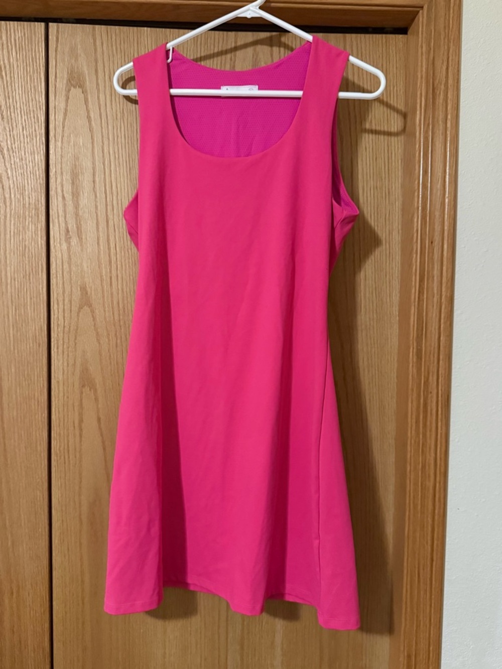 Women’s Hot Pink Scoop Neck Tank‎ Dress